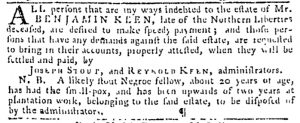 Sep 17 - Pennsylvania Gazette Slavery 1