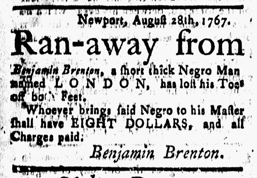 Sep 18 - New-London Gazette Slavery 1
