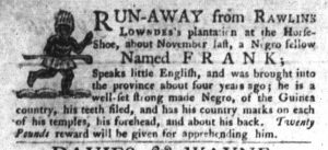 Oct 13 - South-Carolina Gazette and Country Journal Supplement Slavery 3