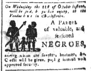 Oct 2 - South-Carolina and American General Gazette Slavery 2