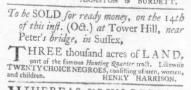 Oct 8 - Virginia Gazette Slavery 7