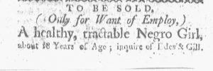 Nov 2 - Boston-Gazette Slavery 1
