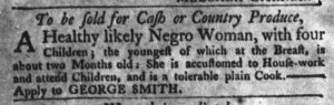 Nov 3 - South-Carolina Gazette and Country Journal Slavery 7