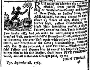 Nov 9 - New-York Gazette Slavery 1