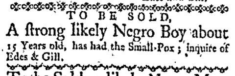 Oct 19 - Boston-Gazette Slavery 3