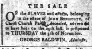Oct 30 - South-Carolina and American General Gazette Slavery 6
