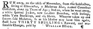 Dec 10 - Pennsylvania Gazette Supplement Slavery 1