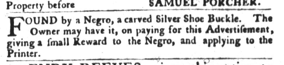 Dec 15 - South-Carolina Gazette and Country Journal Slavery 4