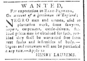 Dec 18 - South-Carolina and American General Gazette Slavery 2