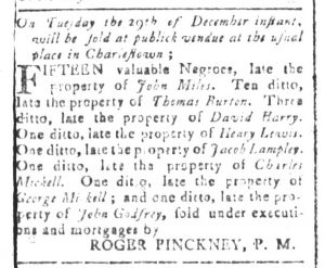 Dec 18 - South-Carolina and American General Gazette Slavery 3