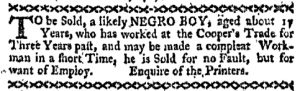 Dec 21 - Boston-Gazette Slavery 3