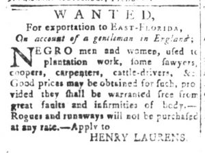 Dec 25 - South-Carolina and American General Gazette Slavery 10