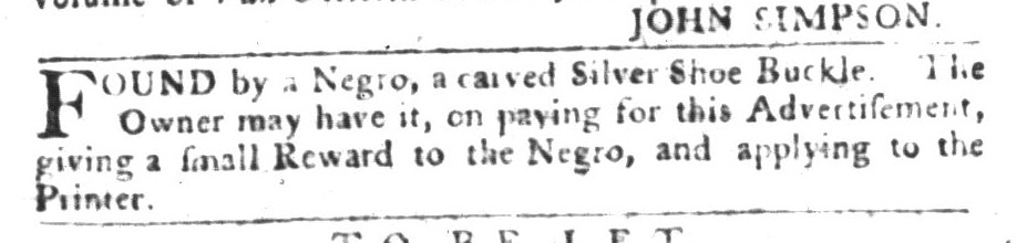 Dec 29 - South-Carolina Gazette and Country Journal Supplement Slavery 5