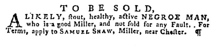 Dec 31 - Pennsylvania Gazette Supplement Slavery 4