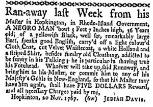 Nov 30 - Boston-Gazette Slavery 1