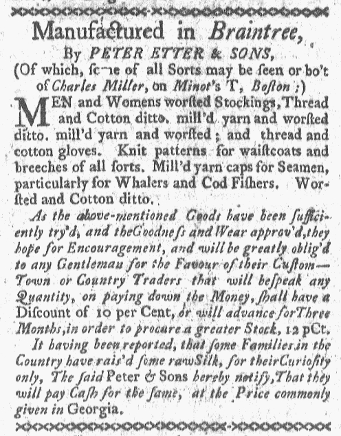 Nov 9 - 11:9:1767 Boston-Gazette