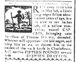 Jan 1 - South-Carolina and American General Gazette Slavery 1