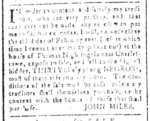 Jan 1 - South-Carolina and American General Gazette Slavery 3