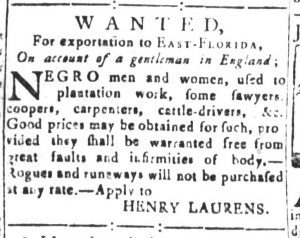 Jan 1 - South-Carolina and American General Gazette Slavery 5