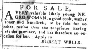 Jan 1 - South-Carolina and American General Gazette Slavery 7