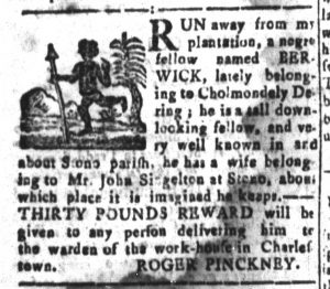 Jan 1 - South-Carolina and American General Gazette Slavery 8