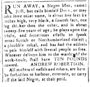 Feb 5 - South-Carolina and American General Gazette Slavery 12