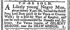 Jan 11 - Pennsylvania Chronicle Slavery 1