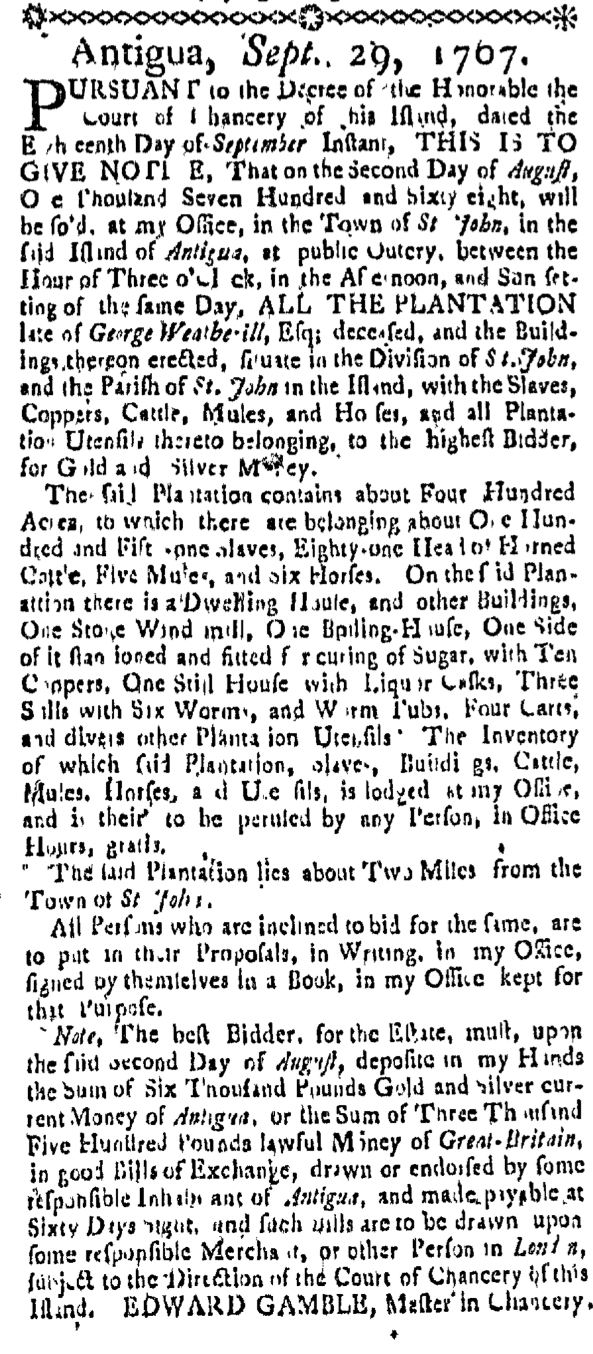Jan 14 - Massachusetts Gazette Slavery 2