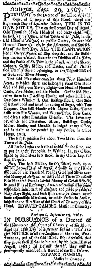 Jan 21 - Massachusetts Gazette Slavery 2