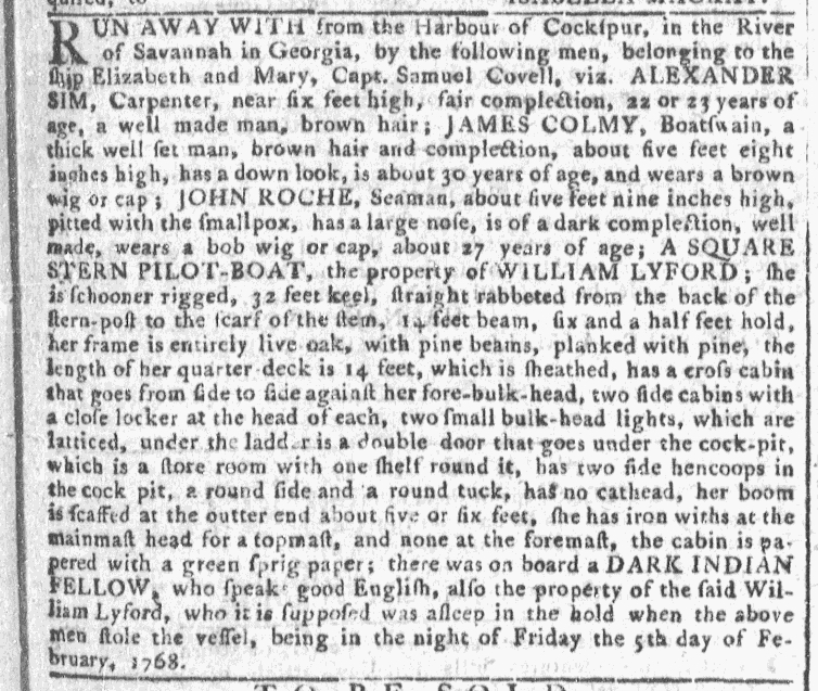 Feb 10 - 2:10:1768 Georgia Gazette