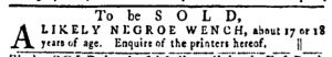 Feb 11 - Pennsylvania Gazette Slavery 1