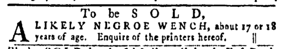 Feb 11 - Pennsylvania Gazette Slavery 1