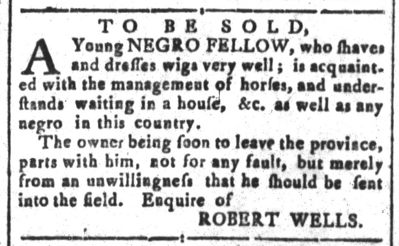 Feb 12 - South-Carolina and American General Gazette Slavery 2