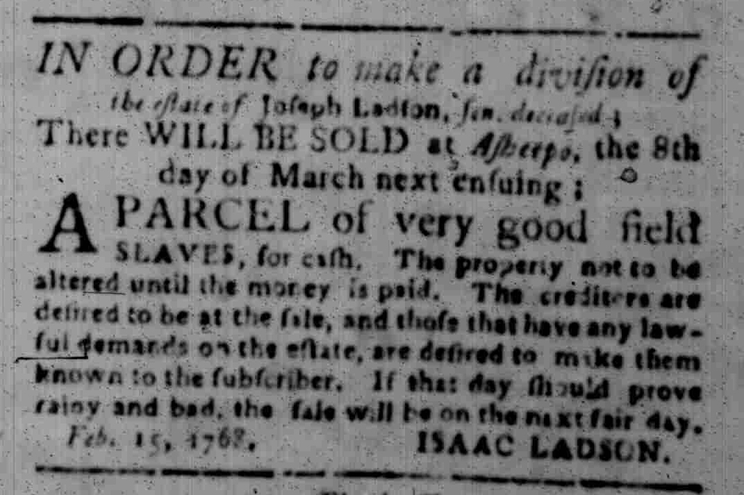 Feb 22 - South Carolina Gazette Slavery 11