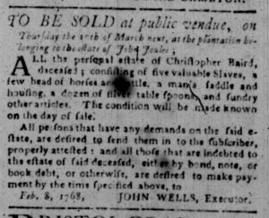 Feb 22 - South Carolina Gazette Slavery 9