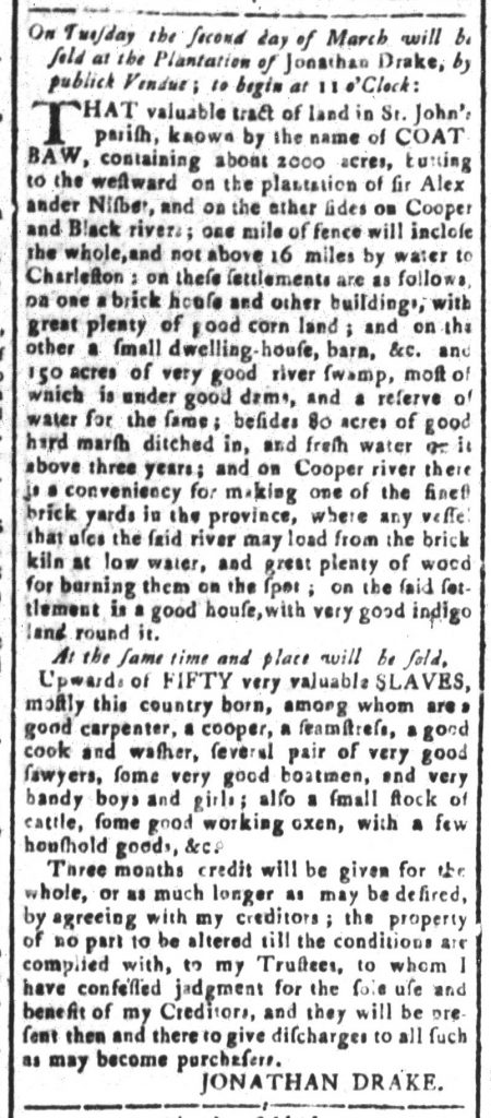 Feb 26 - South-Carolina and American General Gazette Slavery 9