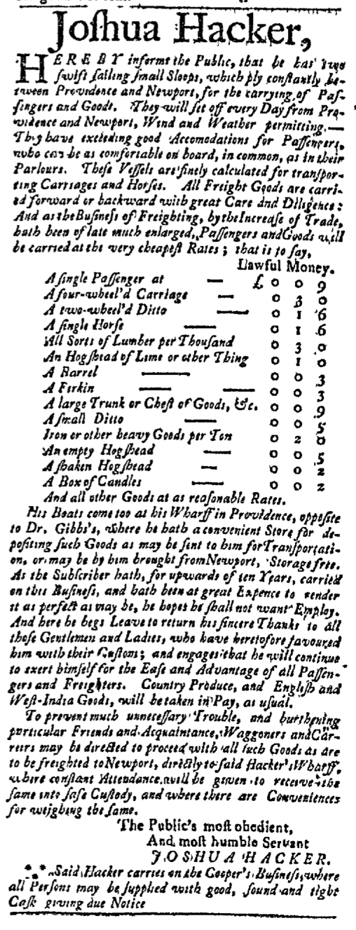 Feb 7 - 2:1:1768 Boston Post-Boy