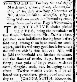 Mar 3 - Virginia Gazette Rind Slavery 4