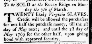 Mar 3 - Virginia Gazette Rind Slavery 5