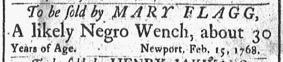 Mar 7 - Newport Mercury Slavery 1