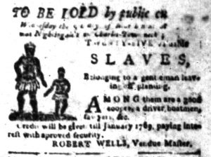 Mar 7 - South Carolina Gazette Slavery 8