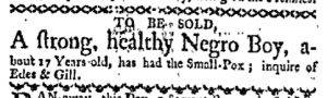 Mar 14 - Boston-Gazette Slavery 1