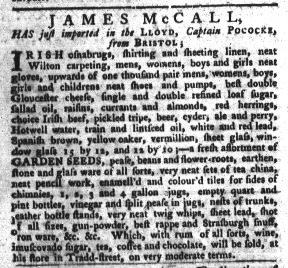 Mar 15 - 3:15:1768 South-Carolina Gazette and Country Journal