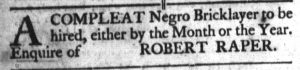 Mar 22 - South-Carolina Gazette and Country Journal Slavery 11