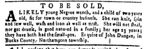 Mar 31 - Pennsylvania Gazette Slavery 2