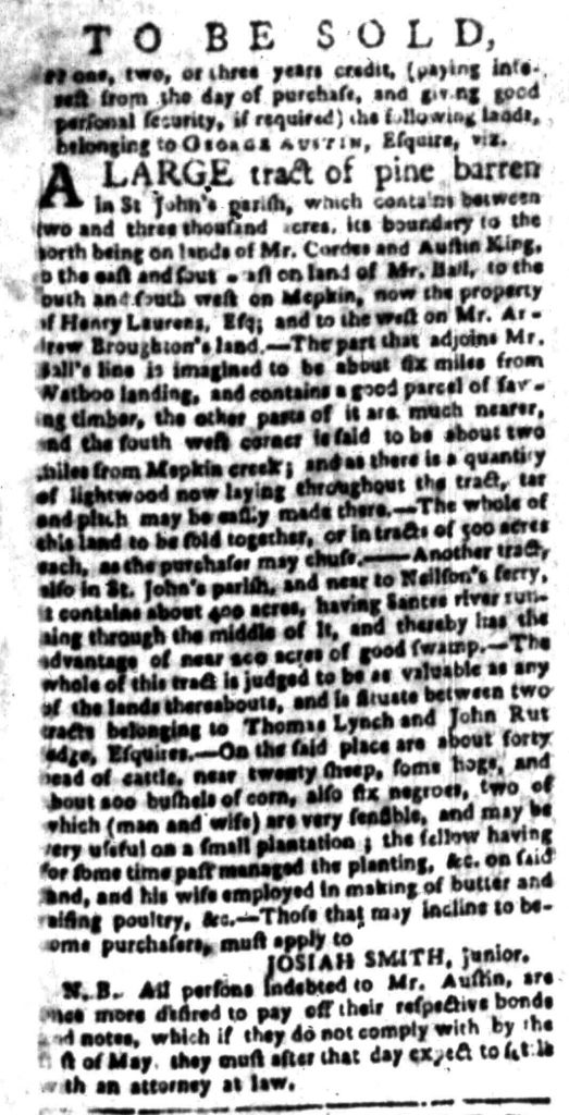 Apr 18 - South Carolina Gazette Slavery 4