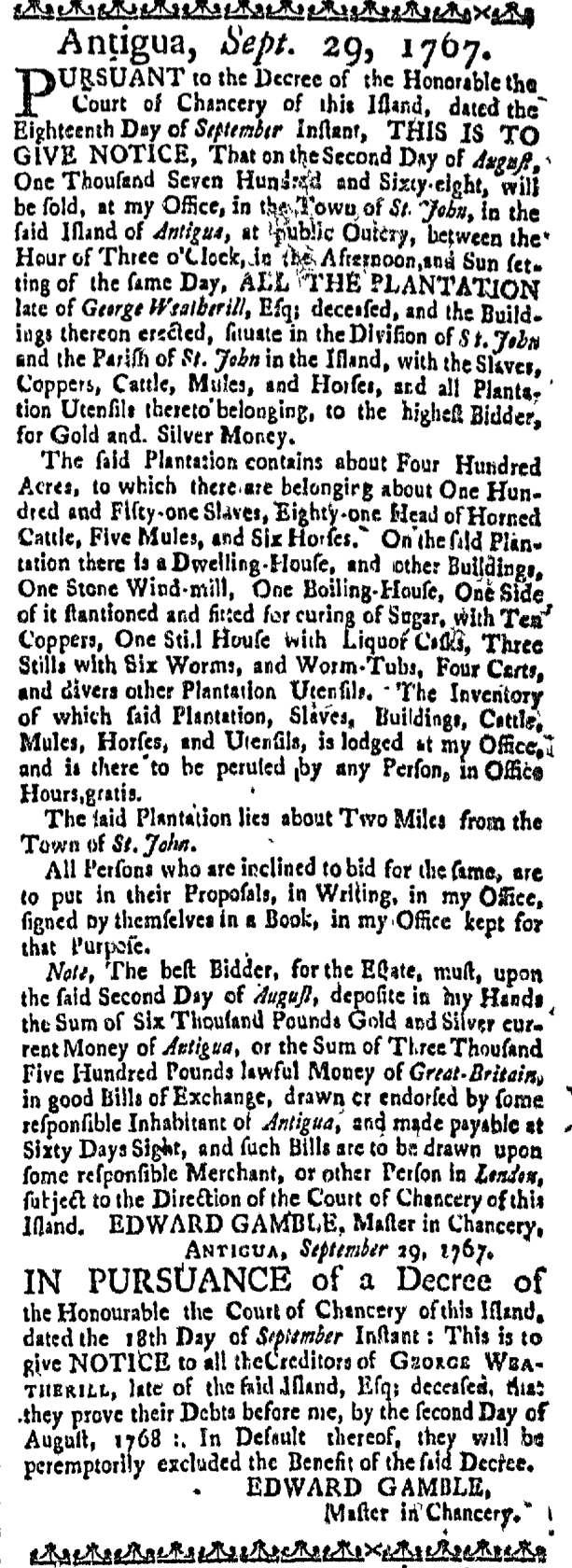 Apr 21 - Massachusetts Gazette Slavery 2