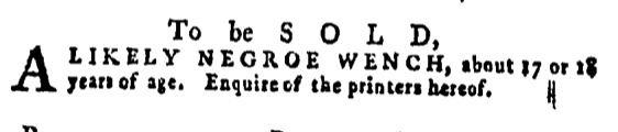 May 5 - Pennsylvania Gazette Supplement Slavery 7
