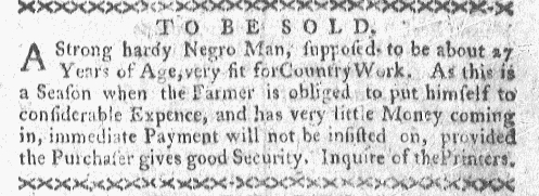 May 23 - Boston-Gazette Slavery 2
