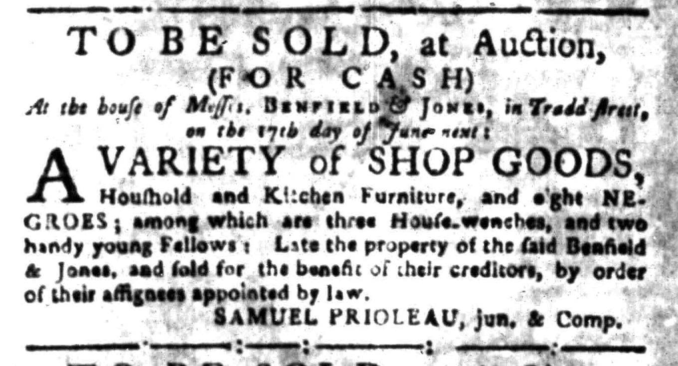 May 30 - South Carolina Gazette Slavery 2